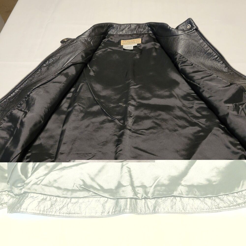 Telluride Clothing Co. Women's Leather Black Vest Jacket  Full Zip Size Large - Picture 6 of 15